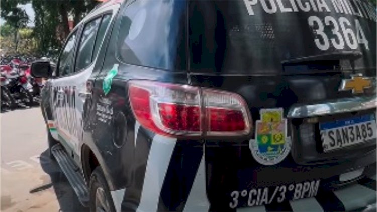 Policia Militar cumpre mandato de prisão em Santana do Acaraú